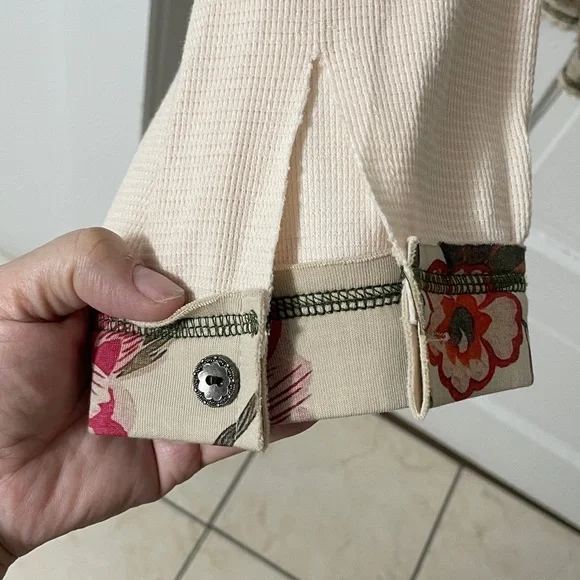 Pol Floral Patchwork Hoodie In Size Small. - Picture 3 of 15